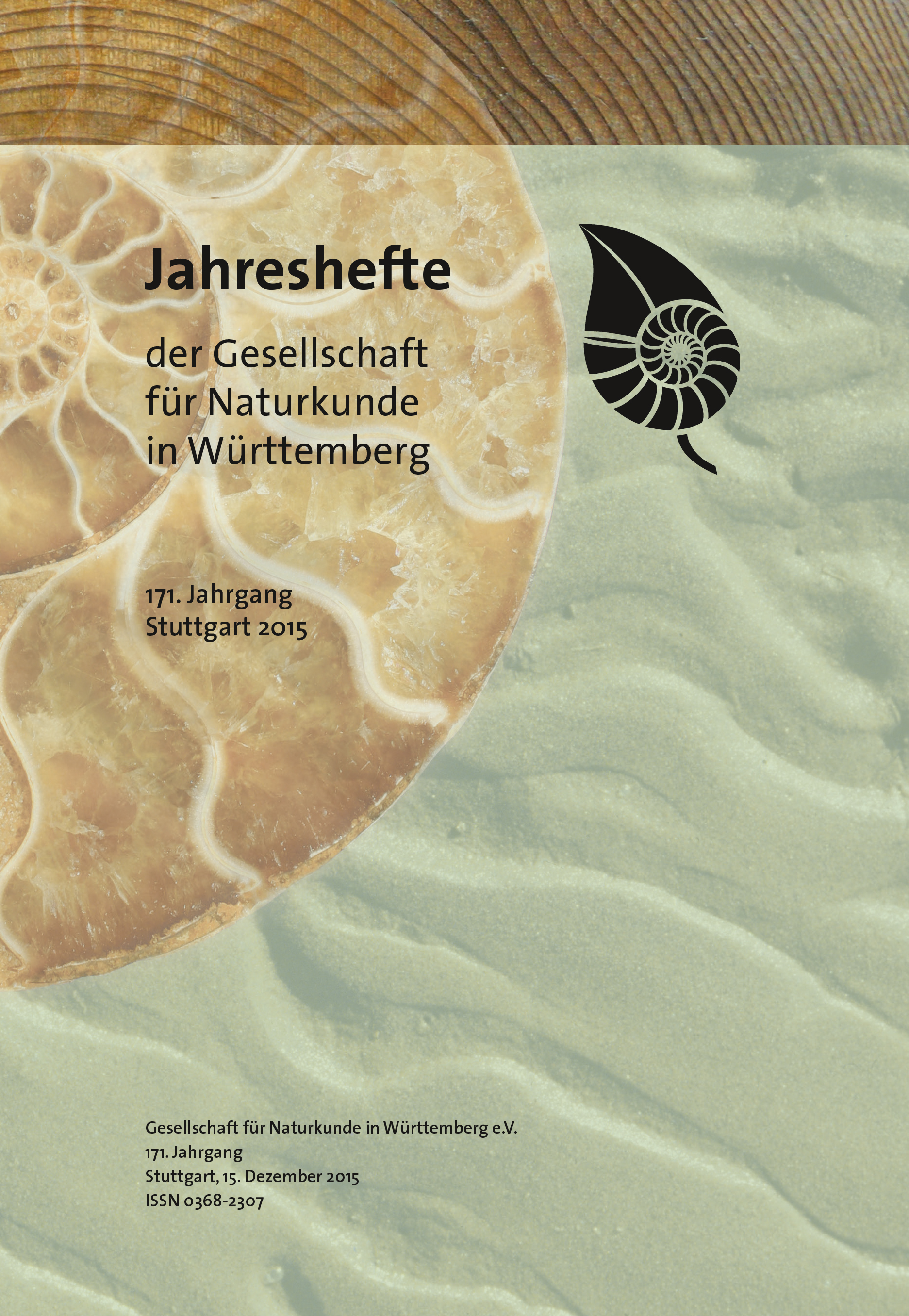 					Ansehen Bd. 171 (2015): Jahreshefte der Gesellschaft für Naturkunde in Württemberg, 171. Jahrgang
				